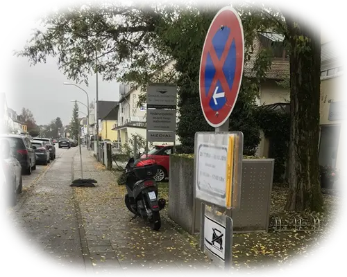 AVZD - Beschilderung für eine Baumfällung in München