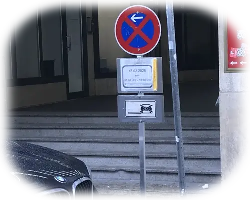 AVZD - Halteverbot für die Aktenvernichtung in München